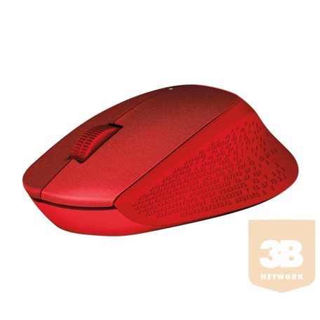 Mouse Logitech M330 Silent Plus - Piros