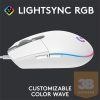 Mouse Logitech G203 LIGHTSYNC - Fehér