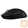 Logitech egér -  Pro X Superlight (Vezeték nélküli, Optikai, Gaming, USB, 5 gombos, 25600 DPI, fekete)