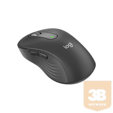 LOGITECH Egér - M560 Signature Vezeték Nélküli Optikai (Large), Grafitszürke