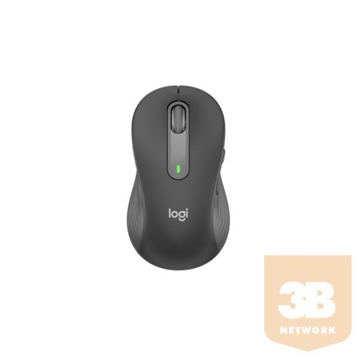 LOGITECH Egér - M560 Signature Vezeték Nélküli Optikai (Large) balkezes, Grafitszürke