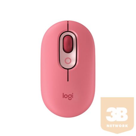 LOGITECH Egér - POP Vezeték Nélküli + (Emoji gomb), Lavender