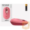 LOGITECH Egér - POP Vezeték Nélküli + (Emoji gomb), Lavender