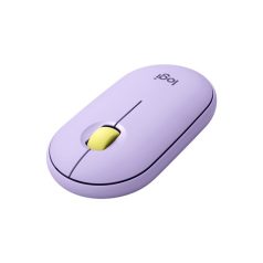 Mouse Logitech PEBBLE M350 - Lavender Lemonade