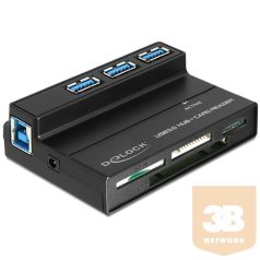 Delock 91721 USB 3.0 Kártyaolvasó All in 1 HUB