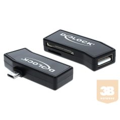 Delock Micro USB OTG Card Reader + 1 x USB port