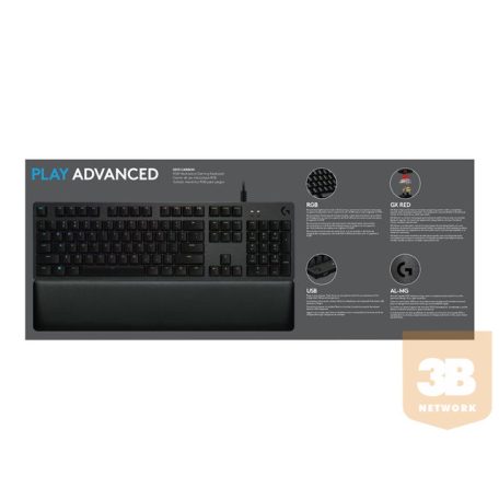 LOGITECH G513 CARBON LIGHTSYNC RGB Mechanical Gaming Keyboard GX Brown - CARBON - (UK) - INTNL