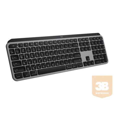 LOGITECH MX Keys for Mac Advanced Wireless Illuminated Keyboard - SPACE GREY - UK - EMEA