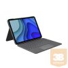 LOGITECH Billentyűzet - Folio Touch Ipad Air (4th gen.) Oxfordi szürke HUN, Gravírozott