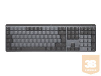 LOGITECH MX Mechanical Wireless Illuminated Performance Keyboard - GRAPHITE - (US) INTL - 2.4GHZ/BT - N/A - EMEA - TACTILE