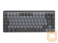 LOGITECH MX Mechanical Mini Minimalist Wireless Illuminated Keyboard - GRAPHITE - (FR) - 2.4GHZ/BT - N/A - CENTRAL - TACTILE