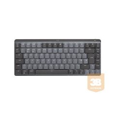   LOGITECH MX Mechanical Mini Minimalist Wireless Illuminated Keyboard - GRAPHITE - (UK) - 2.4GHZ/BT - N/A - EMEA - TACTILE