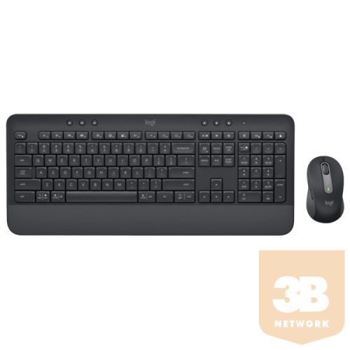 LOGITECH Billentyűzet + egér - MK650 Vezeték Nélküli Combo Grafitszürke, HUN