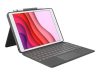 LOGITECH Combo Touch for iPad 10th gen - OXFORD GREY - (CH) - CENTRAL