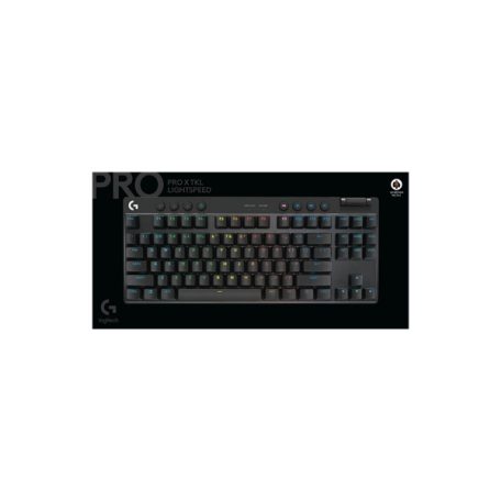 LOGITECH Billentyűzet - G Pro Lightspeed RGB Mechanikus Gaming Vezetékes TKL (Tactile) UK, Fekete