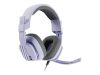 LOGITECH Astro Gaming A10 Gen 2 Headset full size wired 3.5 mm jack lilac