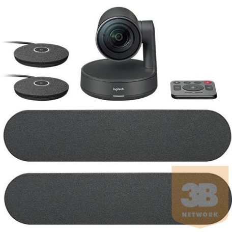 LOGITECH Webkamera - RALLY PLUS Ultra HD Konferencia rendszer, UK/HONG KONG