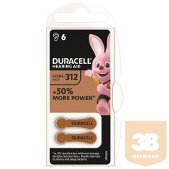 Duracell DA312 6db elem hallók