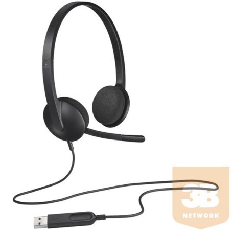HDS Logitech H340 Headset - Fekete