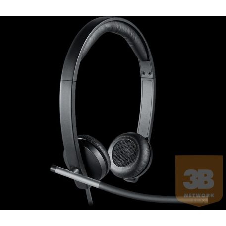 HDS Logitech H650e Sztereo Headset - Fekete