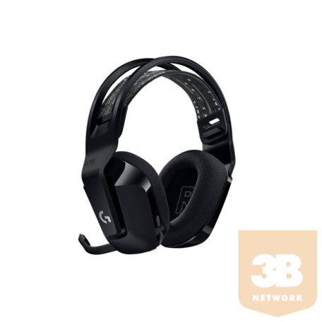 LOGITECH Headset 2.0 - G733 Lightspeed RGB Gaming Vezeték Nélküli, Fekete