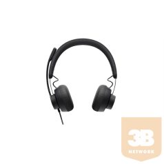 LOGITECH Headset 2.0 - Zone Wired Mikrofonos, UC zóna