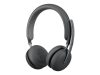 LOGITECH HEADSET Zone Wireless 2 UC GRAPHITE 2.4GHZ/BT NO STAND