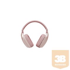   LOGITECH Fejhallgató 2.0 - Zone Vibe 100 Vezeték Nélküli Mikrofon Bluetooth, Rózsaszín