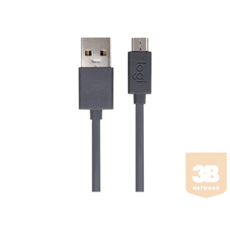 LOGITECH USB-A to micro charging cable GRAPHITE WW