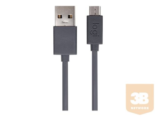 LOGITECH USB-A to micro charging cable GRAPHITE WW