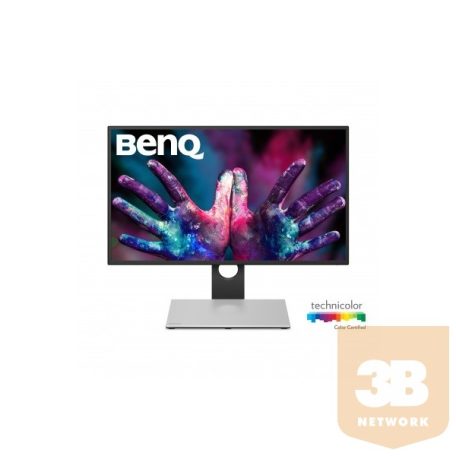 BenQ monitor 27" - PD2710QC (IPS, 16:9, 2650x1440, 100%sRGB/REC709, DP, HDMI, USB-C dokkoló) Speaker, HAS, Pivot