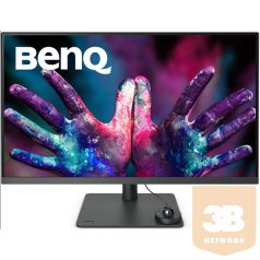   BenQ Monitor 31,5" - PD3205U (IPS, 16:9, 3840x2160, 5ms, 350cd/m2, HDMI, DP, USB, Speaker, Pivot, mag.áll.)