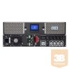 EATON szünetmentes 2200VA - 9PX2200IRTBPD (4 Schuko kimenet, Online, LCD, USB, FPC, rack/torony, 3U)