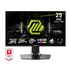   MSI Monitor GAMING MAG 255PXF 24,5" FHD Rapid IPS 1920x1080, 16:9, 300Hz, 1000:1, 0,5ms, 2x HDMI, DP, Pivot, Black