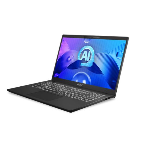 MSI Business NB Modern 15 H AI C1MG-075, 15.6" FHD, Intel Ultra 5 125H, 16GB, 512GB M.2, INT, NoOS, Fekete