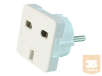 GEMBIRD A-AC-UKEU-001 Gembird power adapter ENG/PL (plug PL/socket ENG)