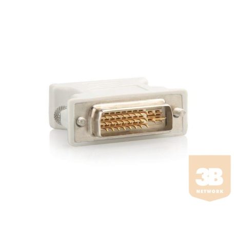 Gembird adapter DVI-A 24-pin apa / VGA 15-pin HD (3 sor) anya