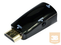 GEMBIRD A-HDMI-VGA-02 Gembird adaptor HDMI-A(M)->VGA(F) + Audio