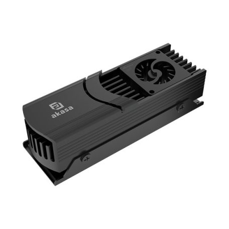 FAN Akasa Gecko Pro LX - M.2 NVMe PCIe 5.0 hűtő - A-M2HS04-BK