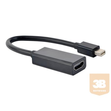 GEMBIRD 4K Mini DisplayPort to HDMI adapter cable black