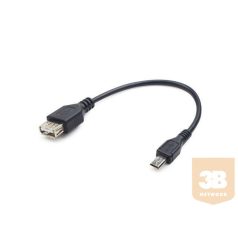 Gembird cable USB OTG AF to micro BM, 0,15 m