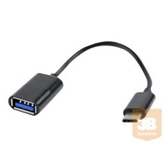 Gembird USB 2.0 OTG C-típusú adapter kábel (CM / AF)