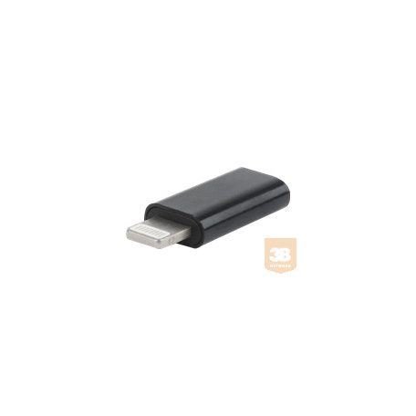 GEMBIRD A-USB-CF8PM-01 Gembird USB Type-C adapter (CF/8 pin M), black