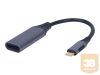 GEMBIRD A-USB3C-DPF-01 USB Type-C to DisplayPort male adapter space grey