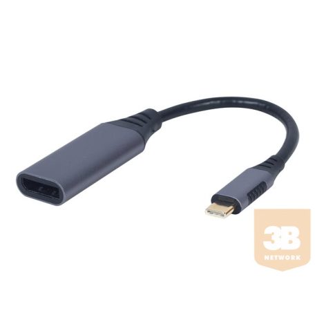 GEMBIRD A-USB3C-DPF-01 USB Type-C to DisplayPort male adapter space grey