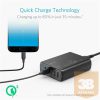 ANKER PowerPort 5 Hálózati Töltő, 5 port, 63W, USB-A Quick Charge 3.0, fekete - A2054L11