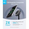 ANKER Vezeték Nélküli Töltő és Állvány, MagGo, 15W, iPhone-hoz, EU, fekete - A25X1H11