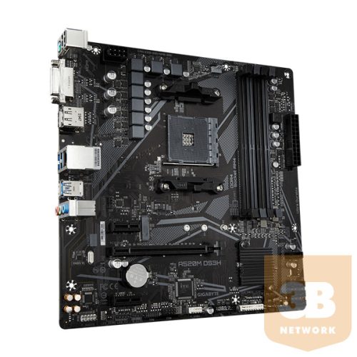 GIGABYTE Alaplap AM4 A520M DS3H AMD A520, mATX