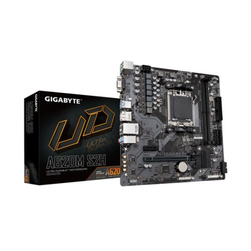 GIGABYTE Alaplap AM5 A620M S2H AMD A620, mATX