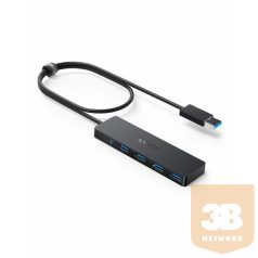 ANKER Ultra Sim Data USB 3.0 HUB, 4 port, fekete - A7516016
